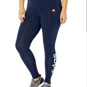 Adida High Waisted Logo Leggings-Plus